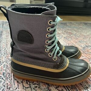 Sorel Premium Women's Size 7 Boots  CVS NL1717-435 Blue Waterproof Snow Boots